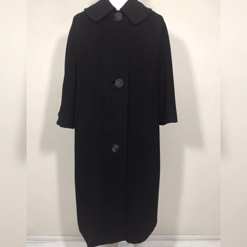 Dark As Night Black Swing Coat